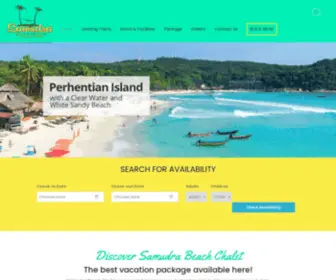 Samudrabeachchalet.com(Samudra Beach Chalet) Screenshot