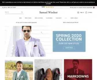 Samuel-Windsor.co.uk(Quality shoes and clothing) Screenshot