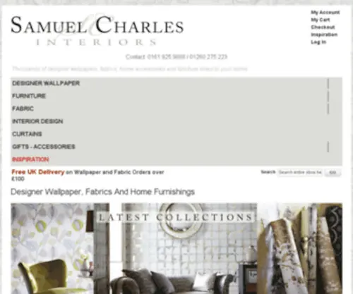 Samuelcharlesinteriors.com(Samuel Charles Interiors) Screenshot