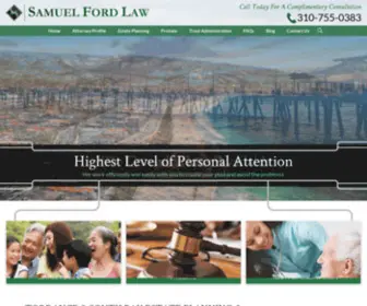 Samuelfordlaw.com(Torrance Estate Planning & Probate Lawyer Serving South Bay) Screenshot