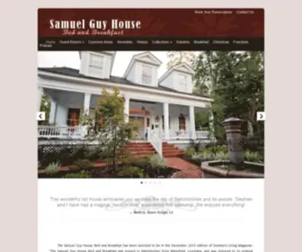 Samuelguyhouse.com(Natchitoches, Louisiana) Screenshot