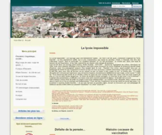 Samuelhuet.com(Éducation) Screenshot