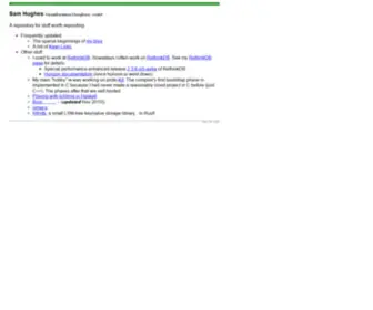 Samuelhughes.com(Samuelhughes) Screenshot
