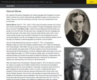 Samuelmorse.net(Samuel Morse) Screenshot