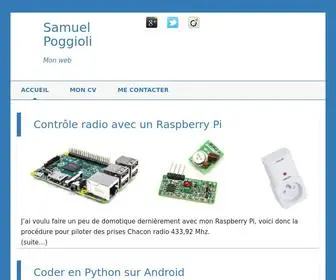 Samuelpoggioli.fr(Samuel Poggioli) Screenshot