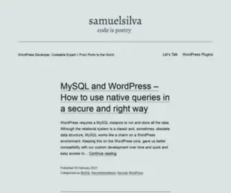 Samuelsilva.pt(Samuel Silva) Screenshot