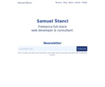 Samuelstancl.me(Samuel) Screenshot