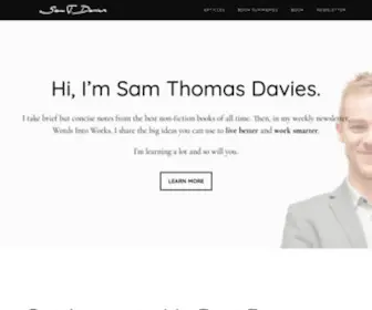 Samuelthomasdavies.com(Sam Thomas Davies) Screenshot