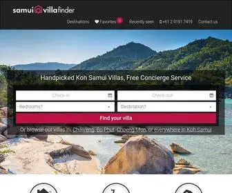 Samui-Villa.com(Koh Samui Villas for Rent) Screenshot