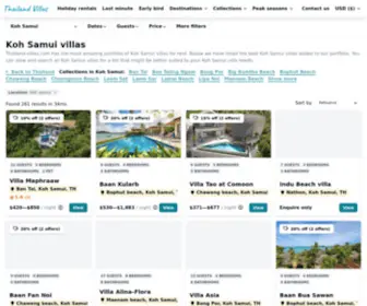 Samui-Villas.com(Koh Samui villas for rent) Screenshot