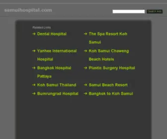 Samuihospital.com(Bangkok Hospital Samui) Screenshot