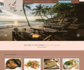 Samuiparadise.com(Samui Paradise Chaweng beach resort & spa) Screenshot