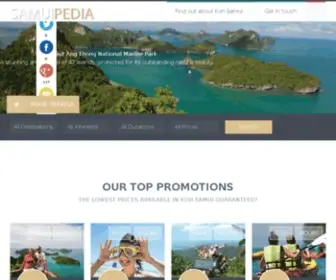 Samuipedia.com(Tourist Information & Tours in Koh Samui) Screenshot