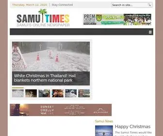 Samuitimes.com(Views and information for Koh Samui Thailand and abroad) Screenshot