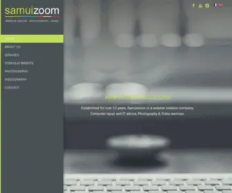 Samuizoom.com(Samuizoom website creation) Screenshot