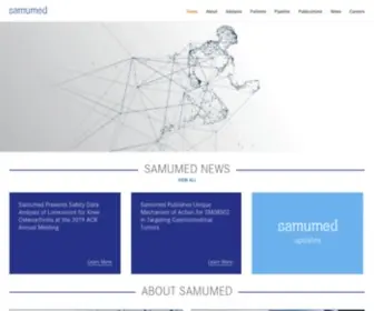 Samumed.com(English) Screenshot