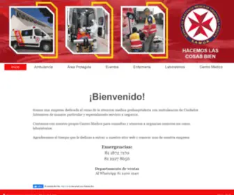 Bienvenido a Ambulancias SAMUR