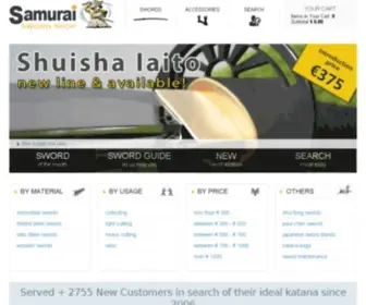 Samurai-Sword-Shop.com(Samurai Swords) Screenshot