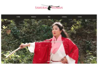 Samurai-Woman.com(SamuraiWoman 山野亜紀 Official Site) Screenshot