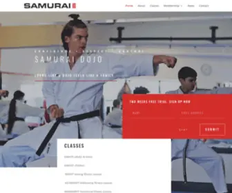 Samurai.co.za(Samurai Dojo) Screenshot