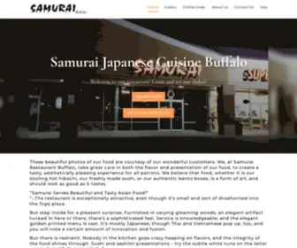 Samuraibuff.com(Samurai Japanese Cuisine Buffalo) Screenshot