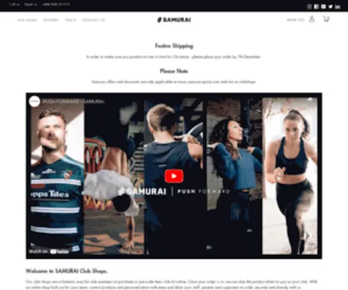 Samuraiclubshops.com(Samurai Club Shops) Screenshot