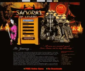 Samuraioflegend.com(Samurai of legend) Screenshot