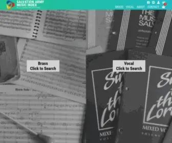Samusicindex.com(Salvation Army Music Index) Screenshot
