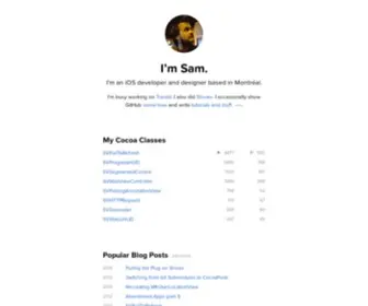 Samvermette.com(samvermette) Screenshot