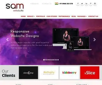 Samwebstudio.com(Website Designing Company in Delhi) Screenshot