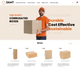 Samypackaging.com(Samy Packaging) Screenshot