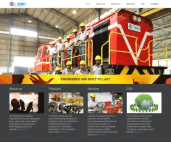 San-Engineering.com(SAN Engineering and Locomotive Co) Screenshot