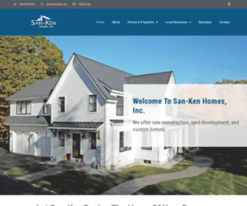 San-Ken.com(San-Ken Homes) Screenshot