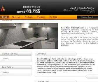 San-Teck.com(San Teck International) Screenshot