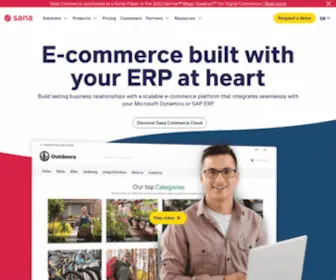 Sana-Commerce.com(Sana Commerce) Screenshot