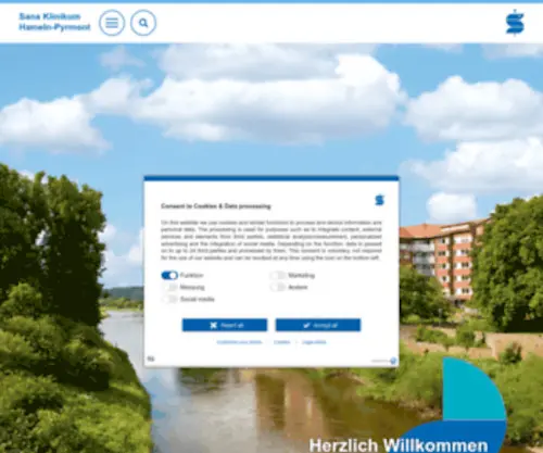 Sana-HM.de(Startseite) Screenshot