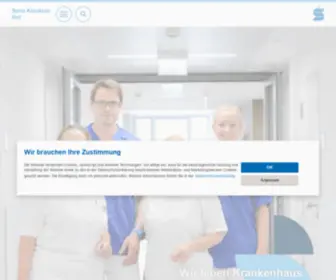 Sana-Klinikum-Hof.de(Startseite) Screenshot