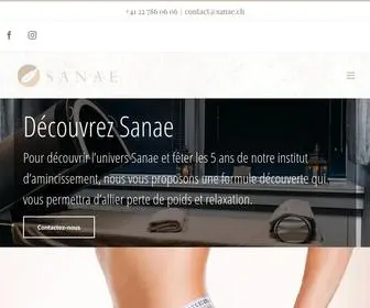 Sanae.ch(Perte de Poids à Genève) Screenshot