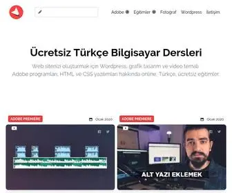 Sanagrafi.com(Ücretsiz Türkçe Bilgisayar Eğitim Sitesi) Screenshot