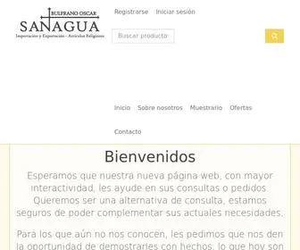 Sanagua.com.ar(Sanagua, Bulfrano Oscar E-commerce) Screenshot