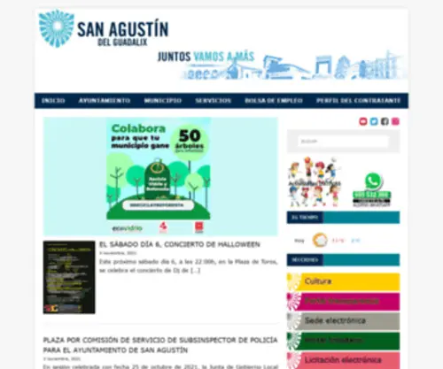 Sanagustindelguadalix.net(Ayuntamiento San Agustin del Guadalix) Screenshot