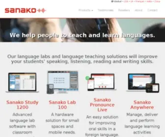 Sanako.com(Virtual Classroom Software & Language Lab for Teachers) Screenshot