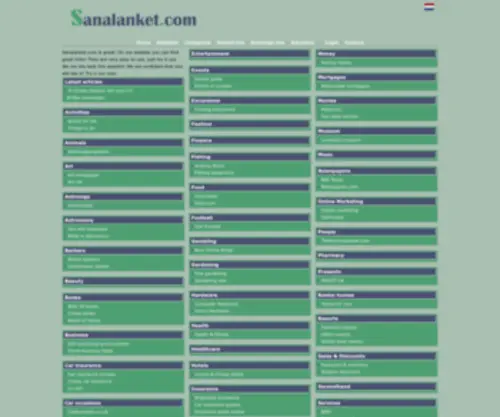 Sanalanket.com(Sanalanket) Screenshot