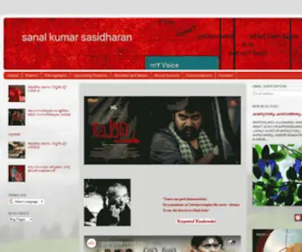 Sanalsasidharan.com(My Voice) Screenshot