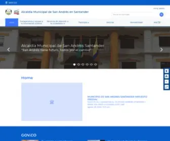 Sanandres-Santander.gov.co(Alcaldía) Screenshot