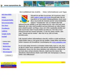 Sanandres.de(Hotels buchen) Screenshot