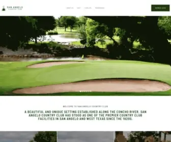 Sanangelocountryclub.net(San Angelo Country Club) Screenshot