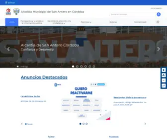 Sanantero-Cordoba.gov.co(Alcald) Screenshot