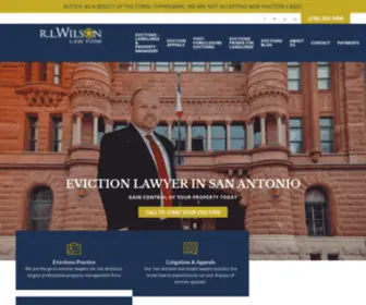 Sanantonioevictionlawyer.com(Nexcess) Screenshot