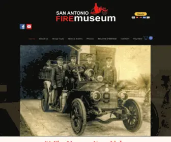 Sanantoniofiremuseum.org(The San Antonio Fire Museum) Screenshot